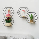 Wall Shelf Floating Shelves Wall Mounted Hexagon Storage Holder Storage Rack for Bedroom Living Room Office Organizer Decor