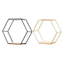 Wall Shelf Floating Shelves Wall Mounted Hexagon Storage Holder Storage Rack for Bedroom Living Room Office Organizer Decor
