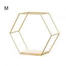 Wall Shelf Floating Shelves Wall Mounted Hexagon Storage Holder Storage Rack for Bedroom Living Room Office Organizer Decor