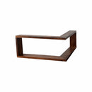 Space Saving 90 Degree Corner Wall Shelf Wall Mounted Floating Shelf Corner Bookshelf Suspended Wooden Display Shelf Home