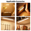 USB Rechargeabl LED Night Light PIR Motion Sensor Under Cabinet Lamp For Bedroom Wardrobe Hallway Staircase Bar Lighting
