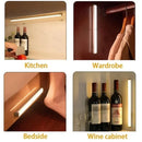 30cm Household LED Night Light, Human Body Sensing, Aisle Cabinet, Long Entrance Light, No Wiring, Charging Induction Light