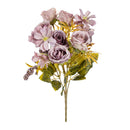 Artificial Flowers Silk Rose Christmas Home Vase Decor Bonsai Wedding Bridal Bouquets Courtyard Festival Party Diy Gift Hot Sale