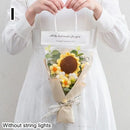 1Pcs Rose Sunflower Artificial Flowers Bouquet For Woman Girlfriend Gifts Valentine's Day Decoration Mother's Day Gifts Ornament