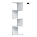 Modern Wall Mounted Storage Rack Space Saving Durable Multi-layer Shelf Compact Design Triangular Corner Shelf Bedroom
