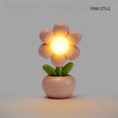 LED Floral Mini Night Light For Bedroom Desk Mini Deco Table Lamp Children's Room Gift Creative Decoration Night Lamps