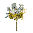 Artificial Flowers Silk Rose Christmas Home Vase Decor Bonsai Wedding Bridal Bouquets Courtyard Festival Party Diy Gift Hot Sale