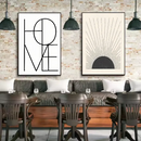 Abstract Bohemian Wall Art Poster Aesthetic Canvas Painting Posters and Prints Wall Art Picture For Living Room Decoration