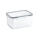 Refrigerator Storage Box Fridge Organizer Fresh Vegetable Fruit Container Drain Basket Pantry Kitchen Supplies