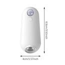 LED Night Light, 8 Colors, USB-C Charging, Light Sensor and Motion Sensor Control, Ideal for Hallways, Bedrooms, and Staircases