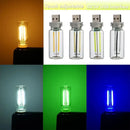 5V Mini LED Light Touch Dimming Filament Portable Night Reading Lighting Lamp USB Charging Treasure Notebook Mobile Power Bulbs
