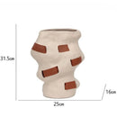 Modern Vase Decorative Flower Vases Elegant Desk Decorating Aesthetic Table Decorations Home Decoration Interior Accessories
