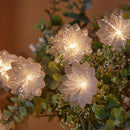 LED fiber optic flower string lights, flashing lights, wedding decoration, colorful light string