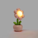 LED Floral Mini Night Light For Bedroom Desk Mini Deco Table Lamp Children's Room Gift Creative Decoration Night Lamps