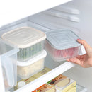 Refrigerator Storage Box Kitchen Food Vegetable Fruit Storage Box Drain Basket Storage Containers Fridge Organizer Storage Box