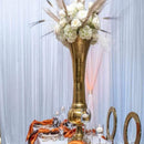 100cm)4pcs to 15pcs)Gold metal Table Centerpieces  Flower Rack Stage Party Hall Floral Stand Flower Holder Stand Wedding