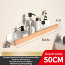Wood Aluminum Material Bathroom Shelf Organizer Corner Shelf Shampoo Storage Shelf Shower Wall Rack Bathroom Organizer Accessory
