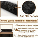 Rugs for Entryway, Floral Indoor Washable Door Mat, Non Slip Boho Small Rug for Kitchen, Front Door Throw Rug for Bedroom