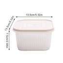 Refrigerator Storage Box Kitchen Food Vegetable Fruit Storage Box Drain Basket Storage Containers Fridge Organizer Storage Box