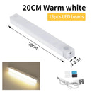 USB Rechargeabl LED Night Light PIR Motion Sensor Under Cabinet Lamp For Bedroom Wardrobe Hallway Staircase Bar Lighting
