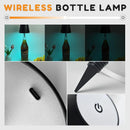 LED Table Lamp Wireless Wine Bottle Lamp USB Rechargeable Table Light Touch Control Dimming for Bar Club Cafe Atmosphere Decor