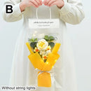 1Pcs Rose Sunflower Artificial Flowers Bouquet For Woman Girlfriend Gifts Valentine's Day Decoration Mother's Day Gifts Ornament