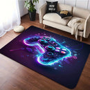 Room Large Gaming Rug 3D Game Carpet Controller Design  Crawling Play Anti-Slip Floor  Home Bedroom Decor Rugs
