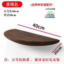 Wooden Semicircle Wall Shelf Background Wall Hanging Projector Display Stand Storage Organization Suspension Home Decoration