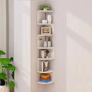 Modern Wall Mounted Storage Rack Space Saving Durable Multi-layer Shelf Compact Design Triangular Corner Shelf Bedroom