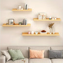 Wooden Floating Shelf Wall Mounted U-shaped Shelf Display Stand For Living Room Bathroom Kitchen Organizer Storage Rack