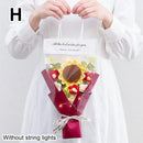 1Pcs Rose Sunflower Artificial Flowers Bouquet For Woman Girlfriend Gifts Valentine's Day Decoration Mother's Day Gifts Ornament
