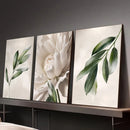 Modern Wall Art for Room - Minimalist Botanical Wall Art Floral Print Poster Green Wall Art Neutral Style Room Home Dorm Decor