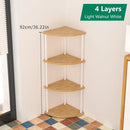 New Storage Shelf Organize Wall Corner Rack Practical Storage Rack Living Room/Kitchen/Bedroom Bookshelf Shelf Plant Rack