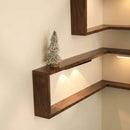 Space Saving 90 Degree Corner Wall Shelf Wall Mounted Floating Shelf Corner Bookshelf Suspended Wall Hanging Storage Rack Home