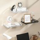 Stainless Steel Wall-Mounted Router Shelf No Drill WiFi Storage Organizer Home Bathroom Kitchen Shelf