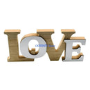 367A Wedding Table Centerpieces LOVE Words Memory Ornament Home Decorations Crafts Ornament Happy Home Sign