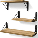 Modern Wall Mounted Floating Shelves Sturdy Versatile Wall Shelf Save Space Storage Rack for Bathroom Kitchen