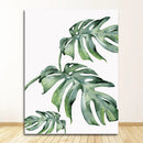 Wall Art Paintings for Living Room Home Decor Scandinavian Style Tropical Plants Poster Green Leaves Decorative Picture Modern