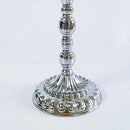 1Pcs Wedding Centerpiece Table Decorations -Silver Vase for Centerpieces with Chandelier Crystals,Wedding Metal Flower Stand