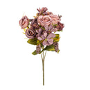 Artificial Flowers Silk Rose Christmas Home Vase Decor Bonsai Wedding Bridal Bouquets Courtyard Festival Party Diy Gift Hot Sale