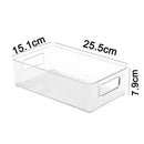 1-3PC Refrigerator Organizers Bins With Handle Plastic Pantry  Refrigerator Crisper Pantry Kitchen Food Freezer Tool Storage Box