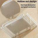 Stainless Steel Wall-Mounted Router Shelf No Drill WiFi Storage Organizer Home Bathroom Kitchen Shelf