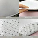Red Rose Round Rug Red Rose Round Rug Non-Slip Carpet Rug Turf Line Round Carpet Soft Non-Slip Floor Mat for Living Room Bedroom