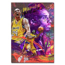 Famous Basketball Stars Wall Art Poster Abstract Graffiti Mural Modern Home Decor Canvas Painting Room Decorate Prints Pictures