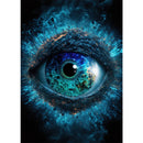 Classic Abstract Wall Art , Eye Features Mural, HD Canvas Print Poster for Home Living Room Bedroom Office Decoration Cuadros