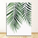 Wall Art Paintings for Living Room Home Decor Scandinavian Style Tropical Plants Poster Green Leaves Decorative Picture Modern