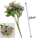 Beautiful Silk Roses Hydrangea Artificial Flowers for Home Room Garden Decoration Christmas Garland Scrapbooking Wedding Bouquet
