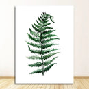 Wall Art Paintings for Living Room Home Decor Scandinavian Style Tropical Plants Poster Green Leaves Decorative Picture Modern