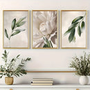 Modern Wall Art for Room - Minimalist Botanical Wall Art Floral Print Poster Green Wall Art Neutral Style Room Home Dorm Decor