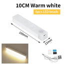USB Rechargeabl LED Night Light PIR Motion Sensor Under Cabinet Lamp For Bedroom Wardrobe Hallway Staircase Bar Lighting